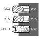 Поршневі кільця 04156566 Deutz Fahr двигуна  Deutz, (3 кільця), [Bepco)