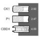 Кільця поршневі двигуна 4181A021 Perkins, (3 кільця)