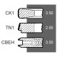 Двигун PERKINS Кільця поршневі 100,00 (3 кільця) 34-173