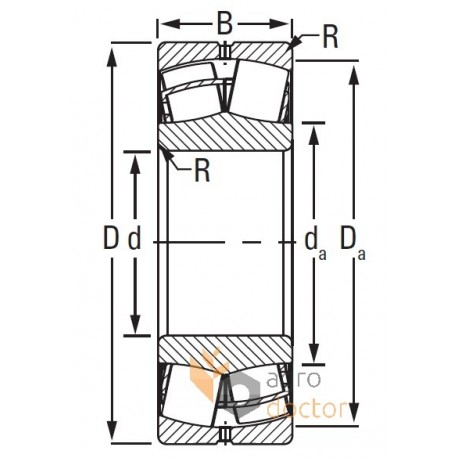 Сферичний роликовий пiдшипник 0002436180 Claas