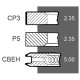 Поршневые кольца (3 шт.) AR55758 John Deere [Bepco]