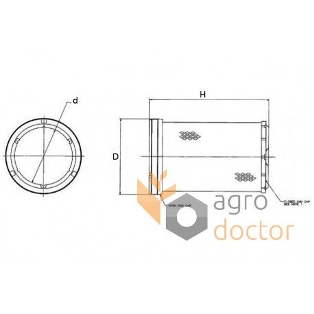 Фільтр повітряний P603757 [Donaldson]