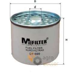 Фільтр паливний (вставка) DF 699 [M-Filter]