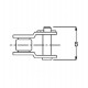 Переходное звено - цепи 04B-1 [SKF]