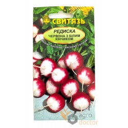 Насіння редиска \"Червона з білим кінчиком\", 3г