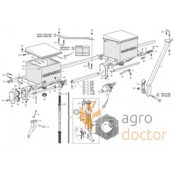 Шайба мікрогранулятора пластикова G19001802 Gaspardo [Original]