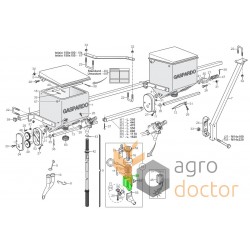 Корпус микрогранулятора пластиковый G66248123 Gaspardo [Original]