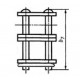 Соединительное звено роликовой цепи 16A-2 [SKF]