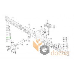 Болт с цилиндрической головкой - 242274 подходит для Claas