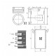 Поршнекомплект (d106.5мм) двигуна RE516227 John Deere, (3-кільця)