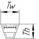 XPA 1482Lw [Bando] Ремінь клиновий зубчастий La1500x1437Li - вузький профіль 12.5x10мм