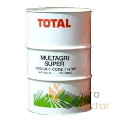 Масло Total Multagri Super 10W30, 208 л
