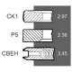 Поршневые кольца (3 шт.) RE66820 John Deere [Bepco]