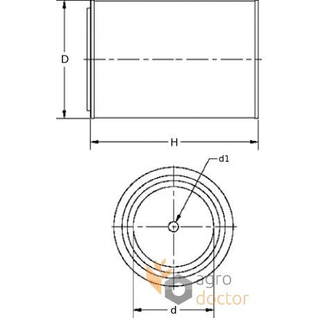 Фільтр повітряний P771561 [Donaldson]