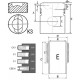 Поршнекомплект двигателя 02922609 DEUTZ F4L912, 4 кольца