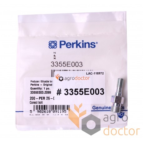 Штуцер паливний 3355E003 Perkins