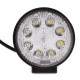 Фара додаткова LED 24 W (3x8W Epistar), 1800 Lm, кругла