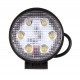 Фара додаткова LED 18 W (6x3W Epistar), 1300 Lm, кругла
