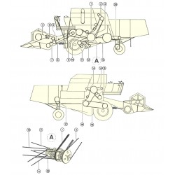 Элементы привода комбайна CLAAS Senator