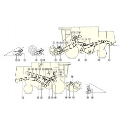 Элементы привода комбайна Commandor 115CS